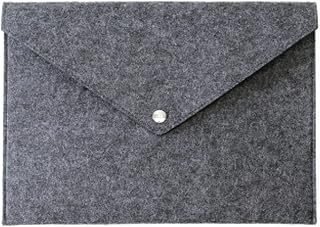 Liudan Clipboard 1 Piece A3 Bag Document Documents Large Capacity Business Portfolio File Folder Felt Goods for Submission Documents Clipboard Folder (Colour: Dark Grey)