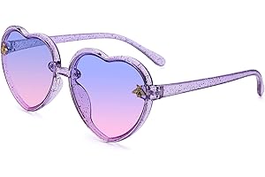 Girls' Heart Sunglasses | Stylish Heart-Shaped Sunnies for Toddlers