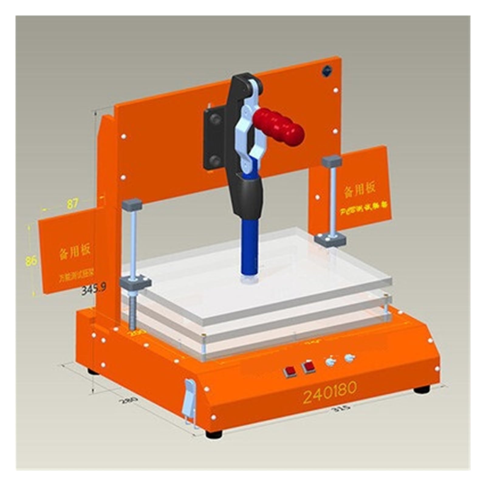 Gabarit de test PCB en bakélite pour diagnostic PCBA précis
