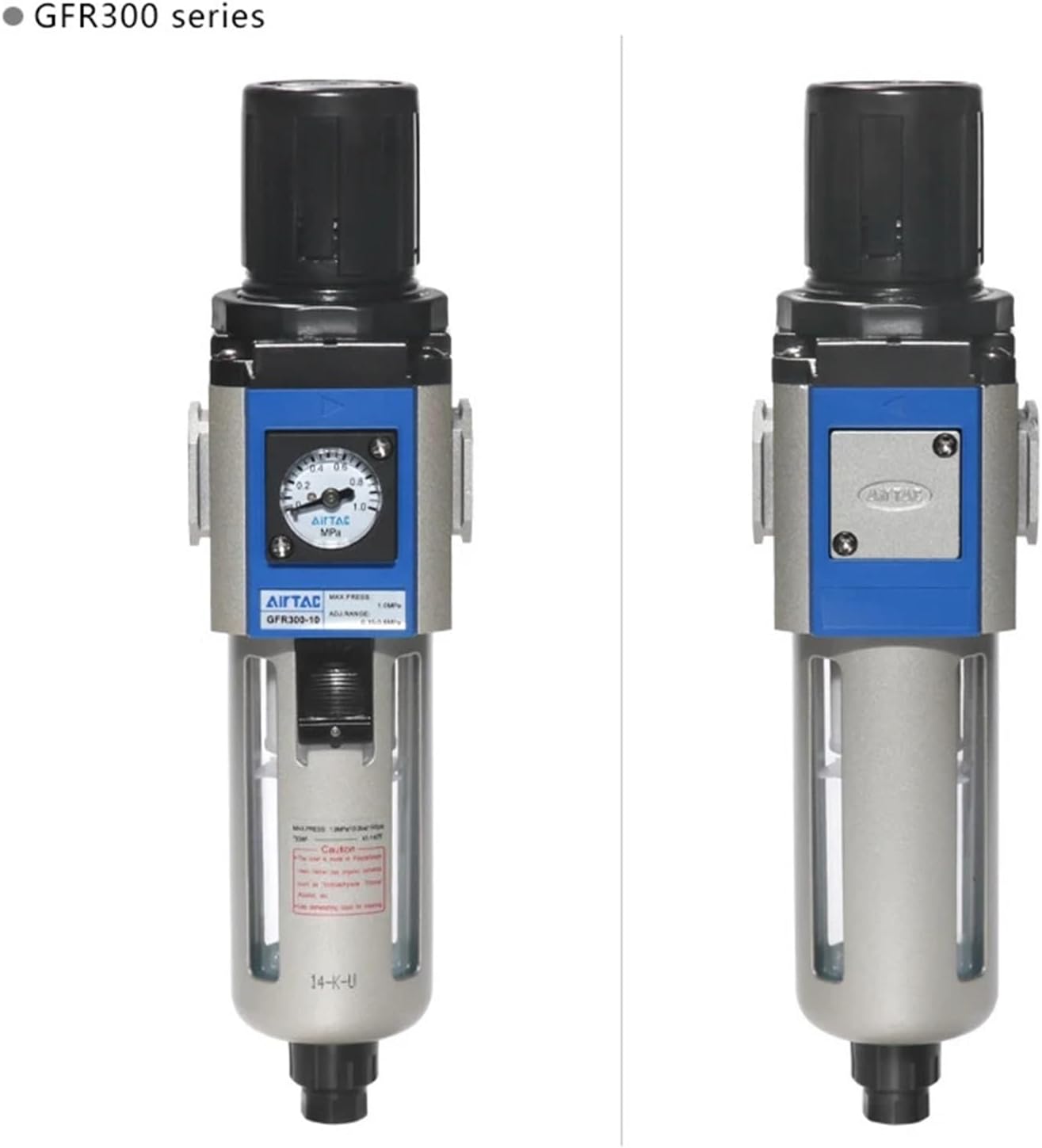 GFR200-08 300-10 400-15 600-25 Pressure regulating filter of air source processor air filter Pneumatic filter (Color : GFR30008F1)