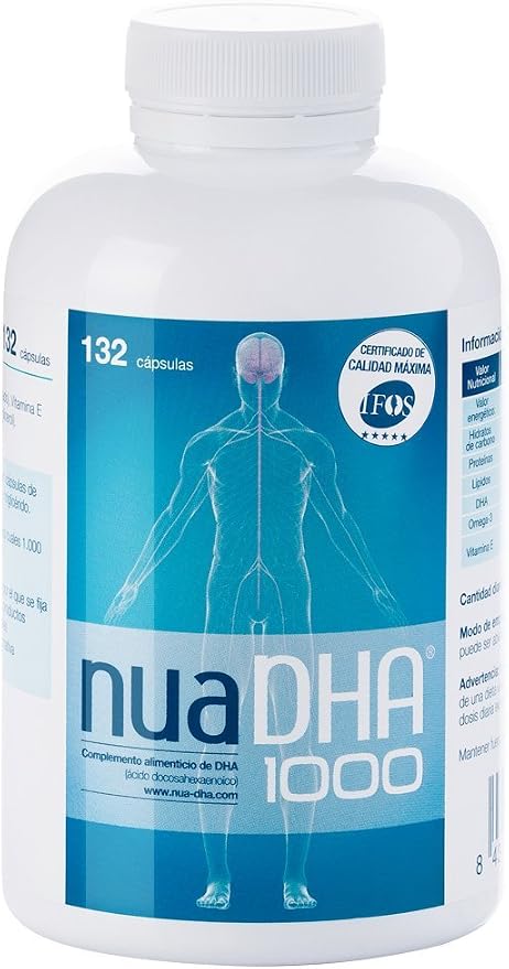 Nua DHA 1000 mg 132 parels Omega 3 IFOS : Amazon.nl: Gezondheid \u0026  persoonlijke verzorging