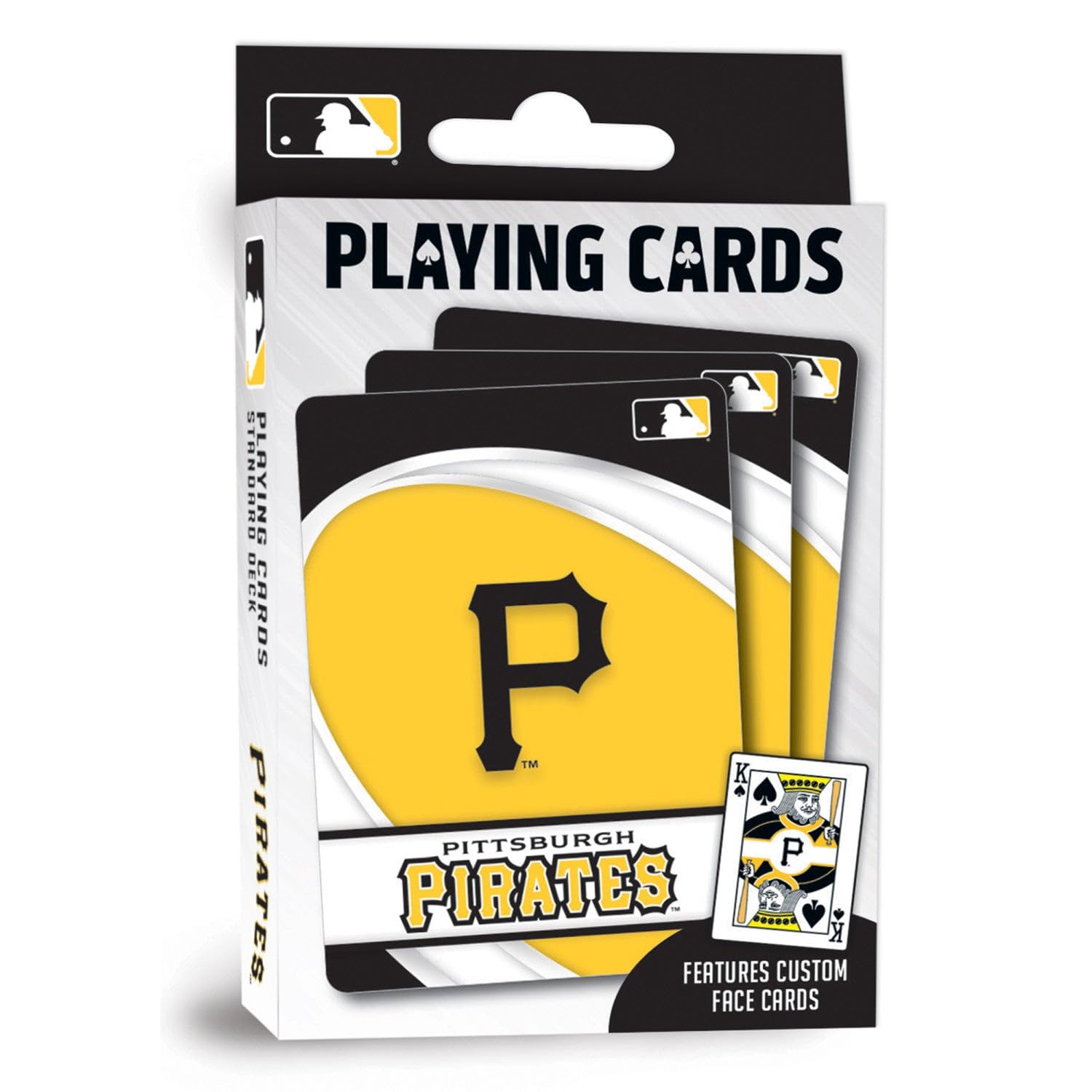 MasterPieces Officially Licensed MLB Pittsburgh Pirates Playing Cards - 54 Card Deck for Adults