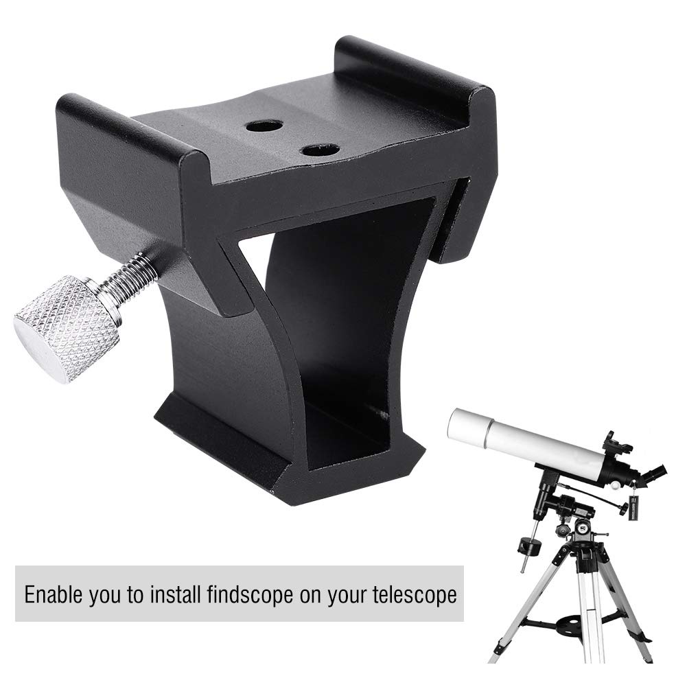 214 Metal Telescope Finderscope Bracket Mount,Dovetail Slot Plate Base,for CELESTRON,for Meade,for Orion Schmidt-Cassegrain,Black - Image 2
