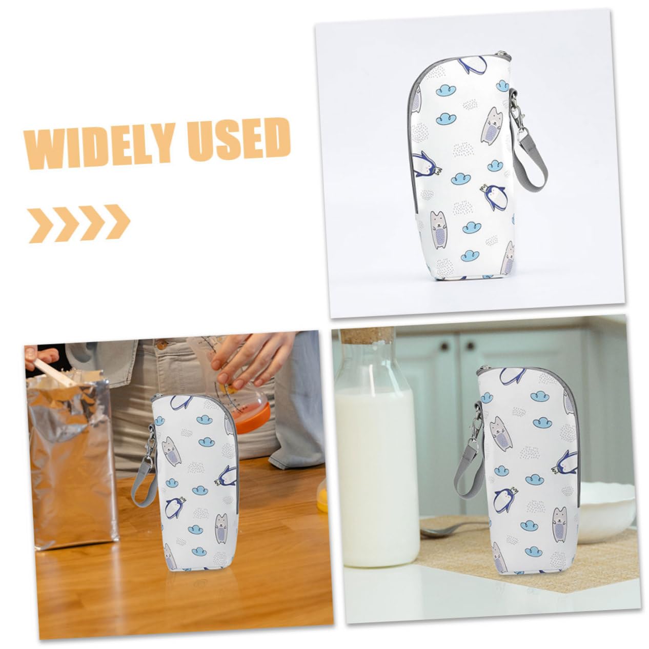 BESTonZON 6piezas Bolsa Aislante para Biberones Bolsa De Almacenamiento De Leche Térmica Accesorios para Cochecito para Mantener La Temperatura Diseño Portátil y Lavable