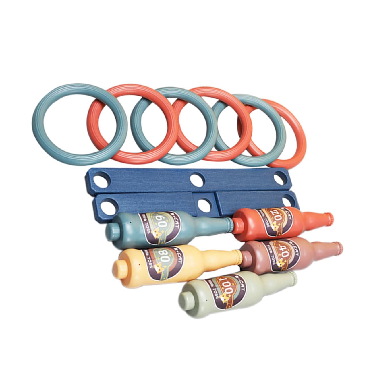 GALPADA Kids' Ring Toy Set Simple Structure Easy to Assemble Enhance Parent-Child Bonding