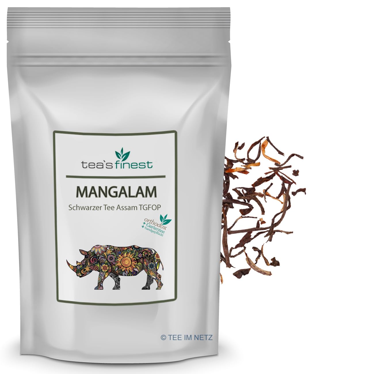 tea`s finest Schwarzer Tee - Assam Mangalam TGFOP (1000 Gramm)