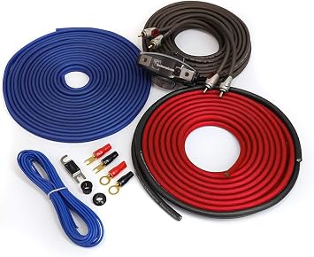 KnuKonceptz Kolossus OFC 8 Gauge Amp Installation Wiring Kit