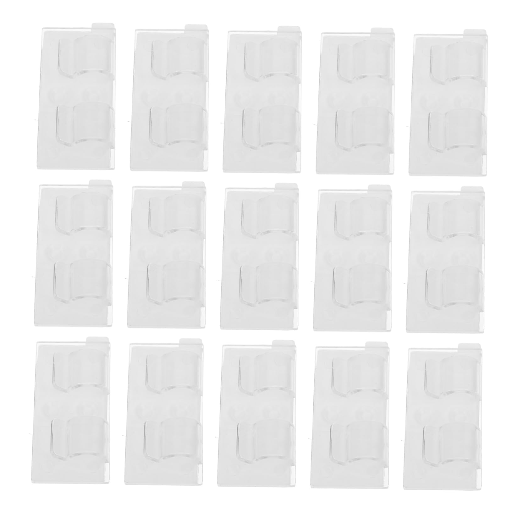 HAKIDZEL 20Pcs Outdoor Adhesive Light Clips Heavy Duty Clear Sticky Cord Organizers for Hanging String Lights for Bistros and Cafes Weather Resistant Dual