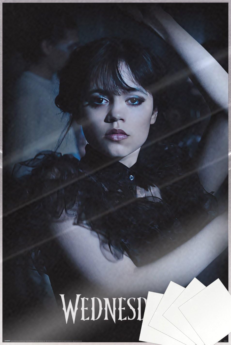 Wednesday - TV Show Poster (Wednesday Addams - Lace) (Size: 24" x 36") (Laminated Poster & Strips)