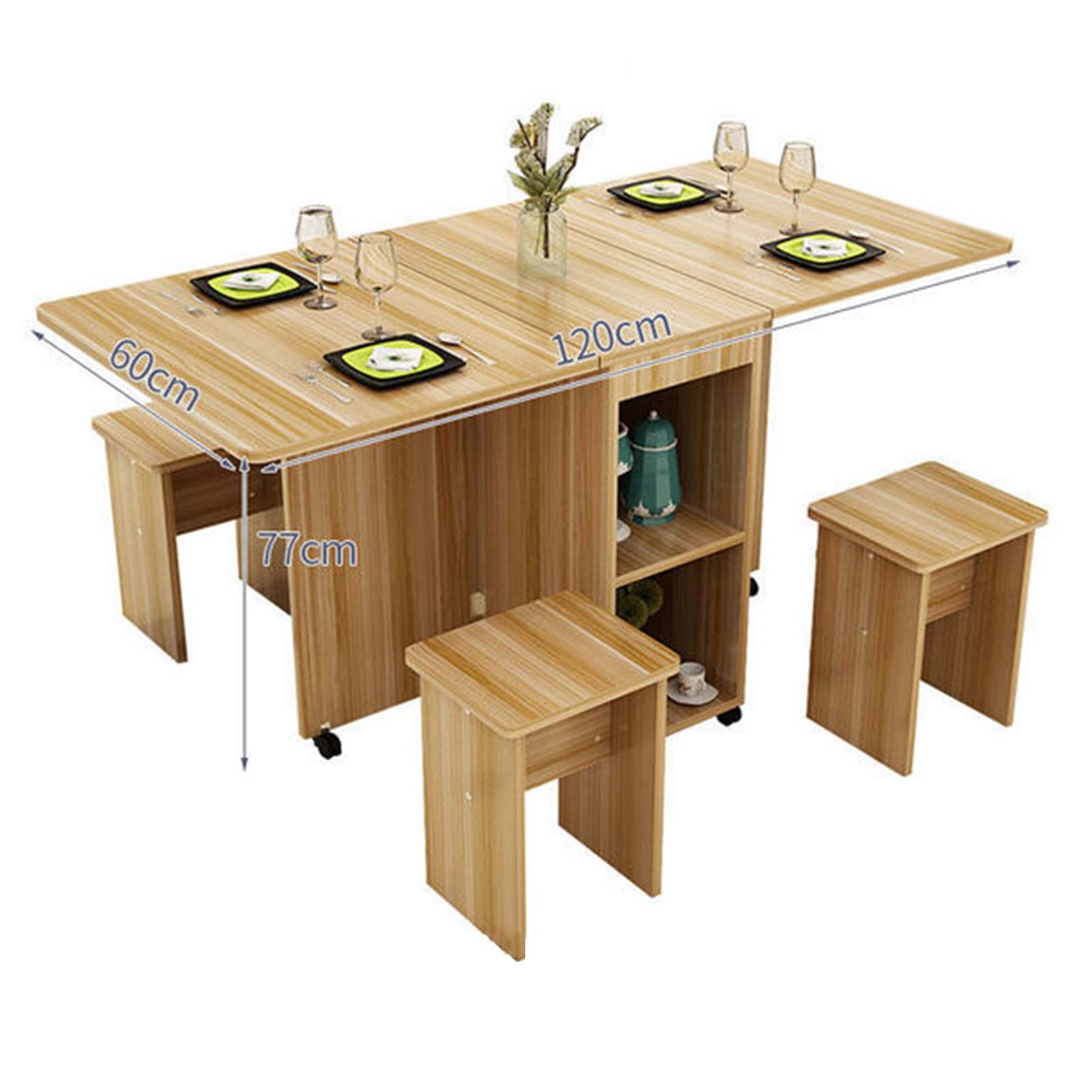 木製ダイニングテーブルと折りたたみ椅子セット Amazon.co.jp: 木製折りたたみダイニングテーブルセット 椅子6脚付き