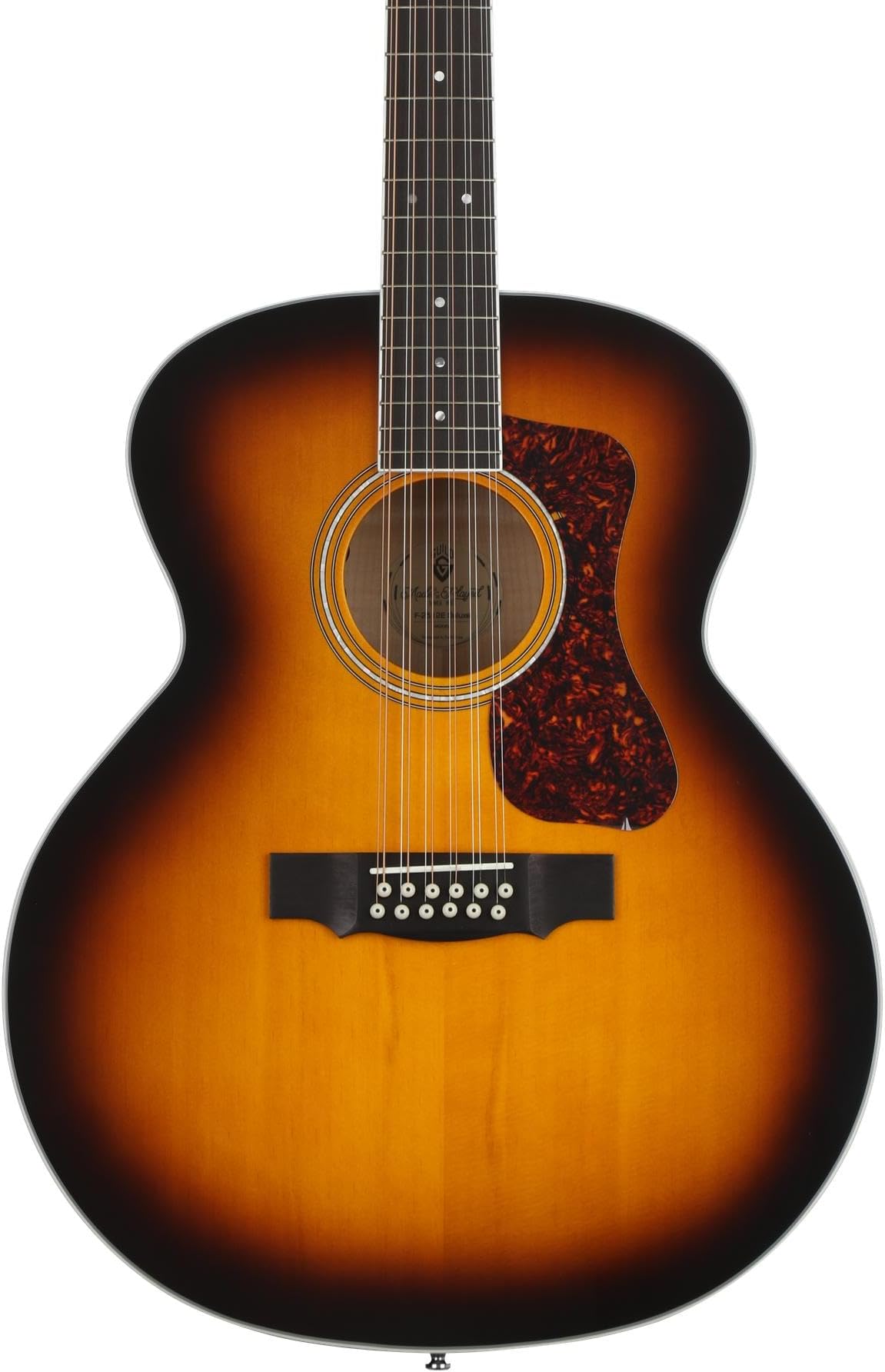 Guild F 2512E Jumbo 12 String AE Guitar Antq Brst