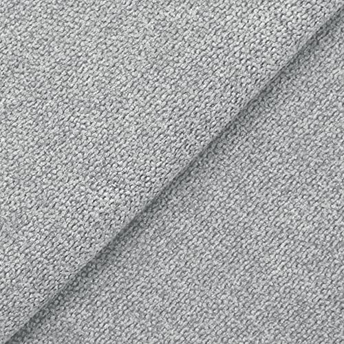DESHOME Roma 10 metros - Tela por Metro Impermeable Tejido para sofás, cojines, tapicería, decoración Gris