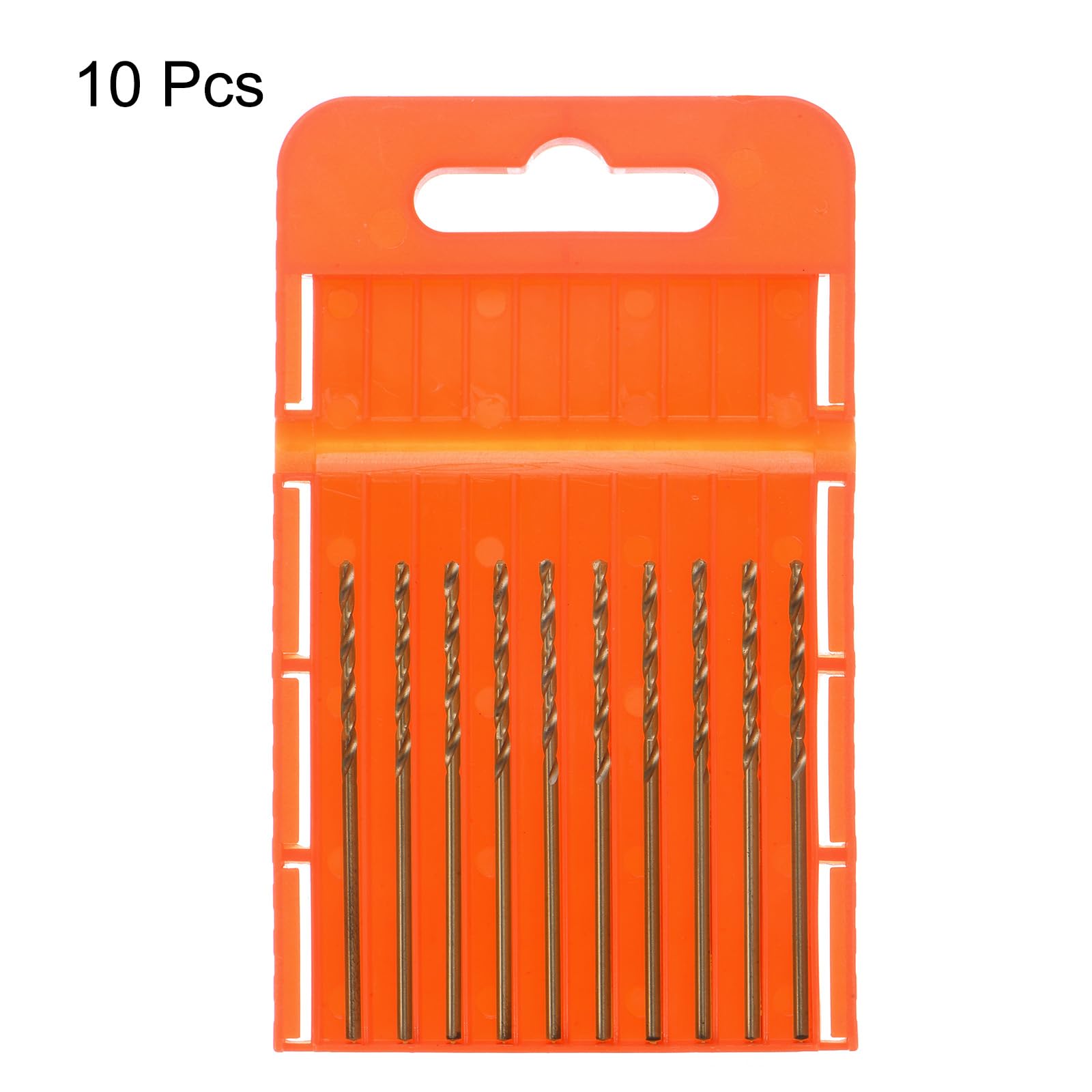 QUARKZMAN 10pz Punte da Trapano Jobber Cobalto 1,6mm / 0,063" Acciaio ad Alta Velocità HSS M35 Utensile Punta Elicoidale per Acciaio Inossidabile Rame Legno Plastica e Altri Materiali Duri