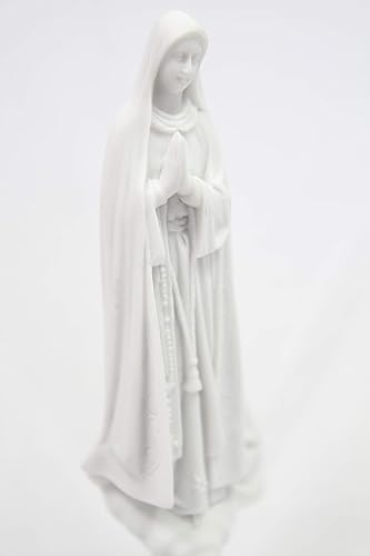 Miniatura 5 de Vittoria Collection Estatua de Virgen María de Fátima de 6.25 pulgadas hecha en Italia
