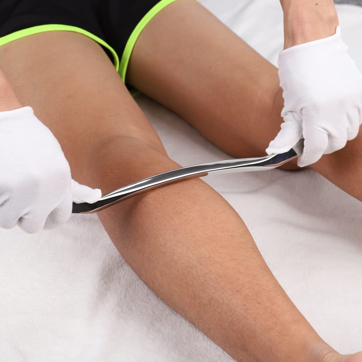Herramienta de masaje de raspado Gua Sha, herramientas IASM, herramienta de barra larga para músculos grandes, gran herramienta de movilización de tejidos blandos, 13.5 pulgadas de largo (C)