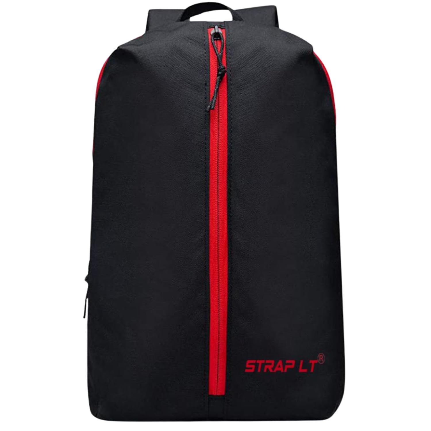 straplt KO MIBLKQCHUA44_11 Men's and Women's PU Casual Backpack | Black |-picture-15
