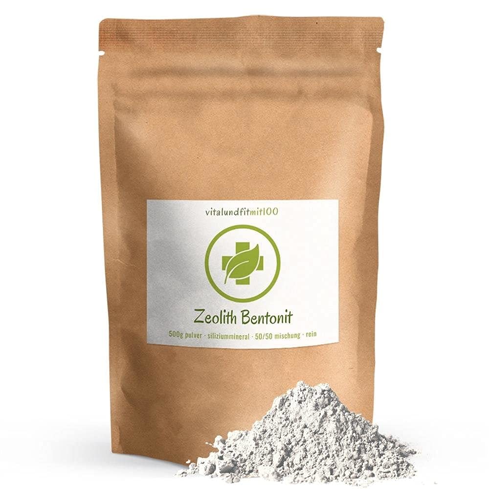 PREISKNALLER: 1 kg (2 x 500 g) Zeolith-Bentonit Mischung (50% Naturzeolith, 50% Bentonit) - ohne den Einsatz von künstlichen Chemikalien und Zusatzstoffen