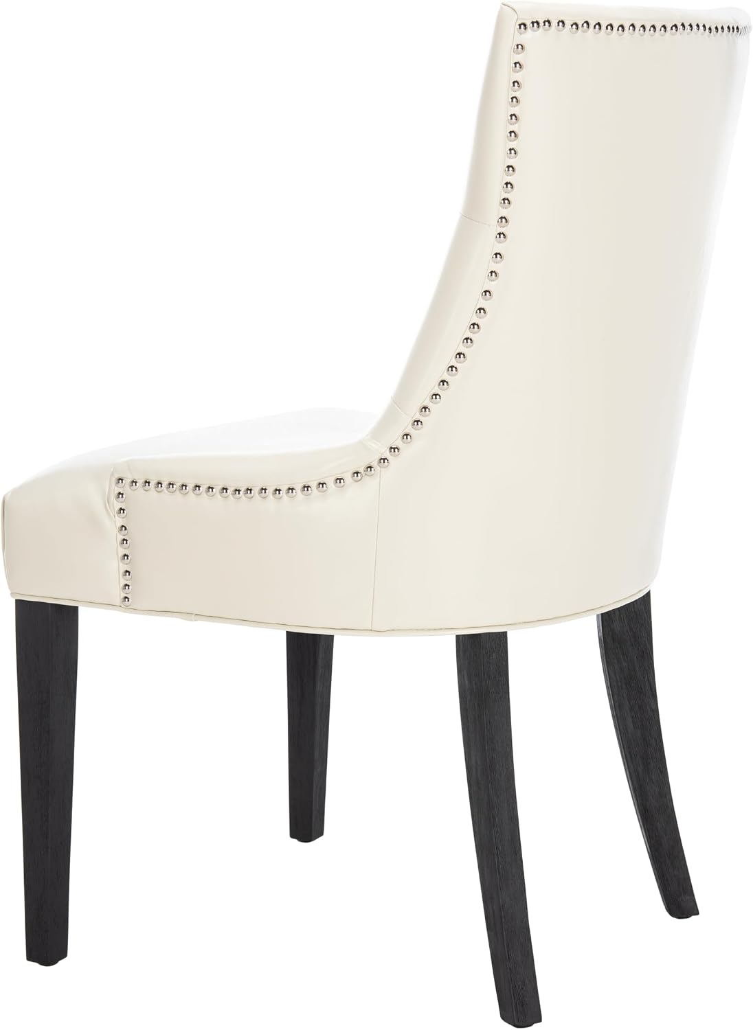 Safavieh Mercer Collection Heather Beige Linen Nailhead Dining Chair