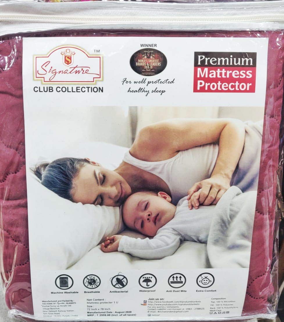 Signature Mattress Protector- Premium (B08TSYTLVM) Amazon Price History, Amazon Price Tracker