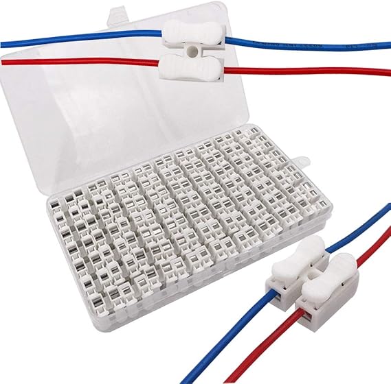 Connettori A Molla Rapidi - 100 Pezzi CH2, Per Cablaggi Elettrici E Illuminazione - Foto 11