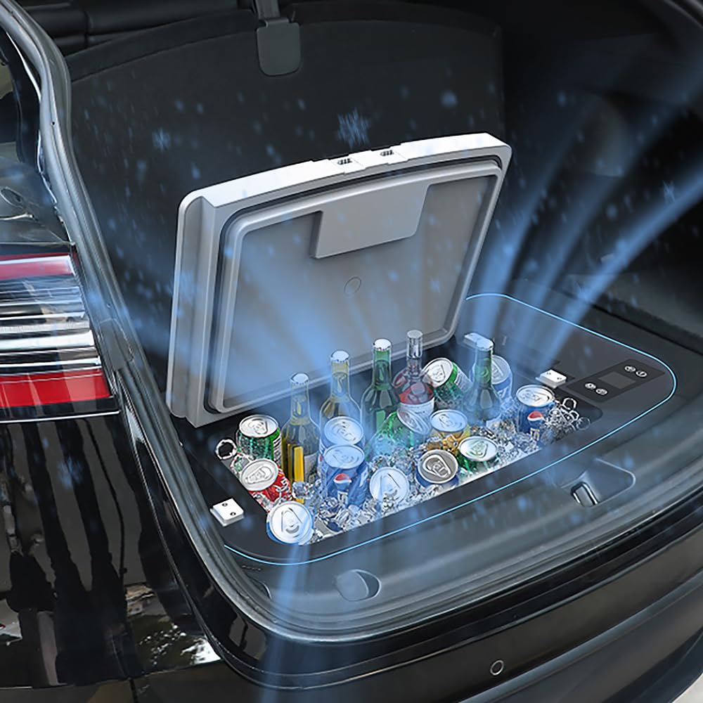 Tesla Model Y トランク フリーザー Amazon.com: Car Refrigerator Model Y Trunk 35L App Control