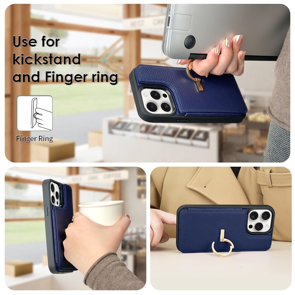 Amazon.co.jp: CUSTYPE iPhone 15 Pro用ウォレットケース、カード