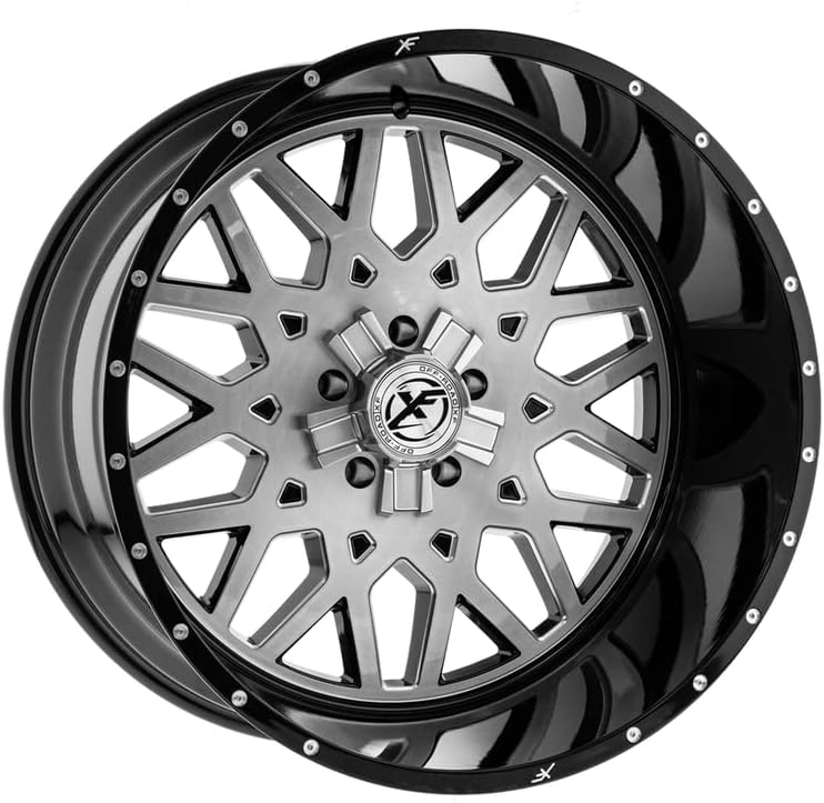 XF Offroad 307-24x14, -76 Offset, 6x135/139 Bolt Pattern, 106.4mm - Brushed Black