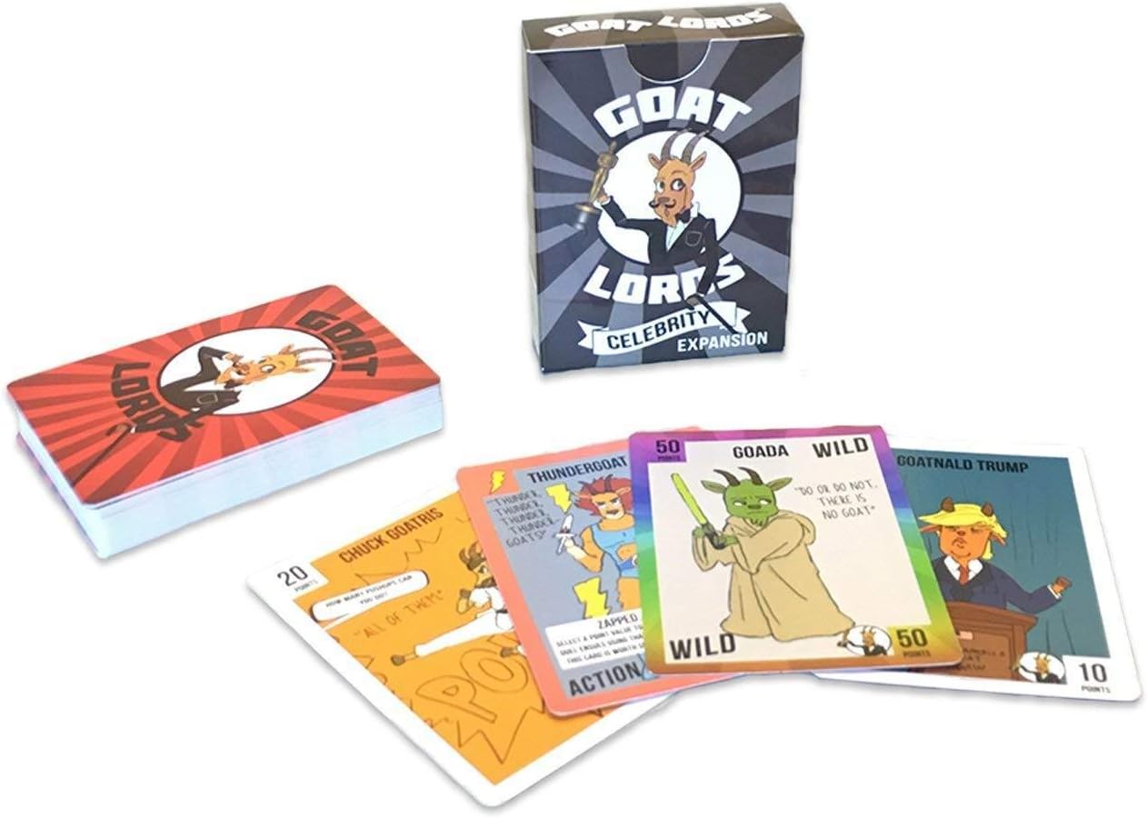 Goat Lords - Hilarious and Competitive New Card Game, Best for Adults, Teens, and Kids, Ages 7 and Up. Awesome Party Game for Families, Fun Board Games Nights, etc!