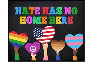Hate Has No Home Here Poster: Stand with LGBTQ+, Black Lives Matter
