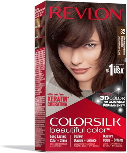 Revlon Colorsilk Beautiful Color Color, teinture permanente pour cheveux avec ké
