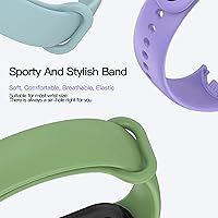 Vista 4 de AWINNER Bandas compatibles con Xiaomi Mi Band 8 Smartwatch Pulseras de repuesto para Mi 8