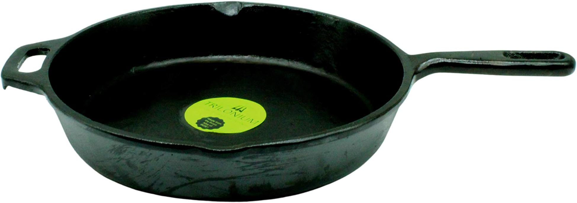 Trilonium Induction Base Metal Frying Pan, 10 Inches, Black
