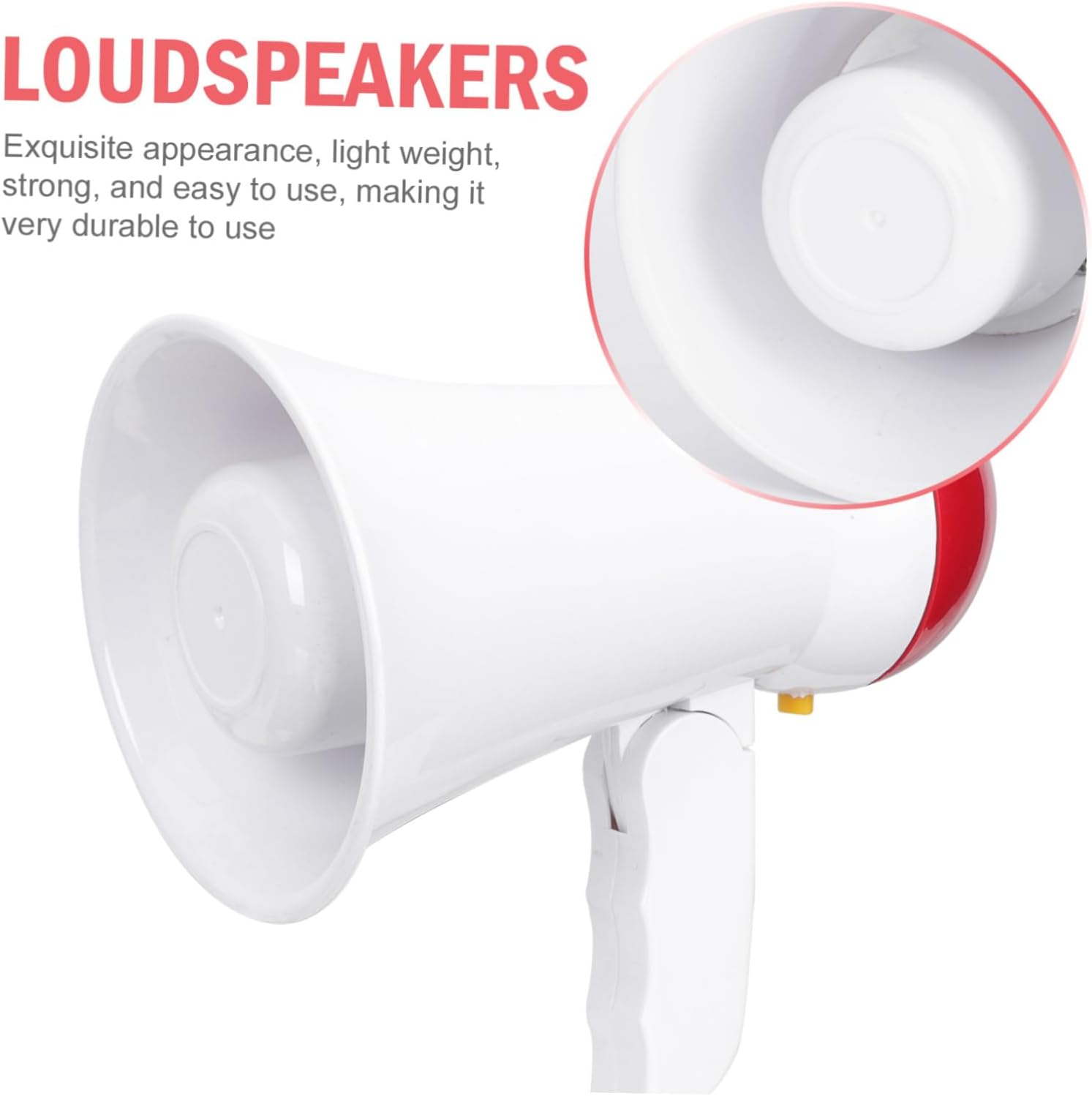 balacoo Handheld Megaphone Megaphone Cheer Megaphones Megaphone Cheer Mini Megaphone Events Megaphone Speaker Plastic Loudspeaker Handheld Loudspeakers Multi-Purpose Loudspeaker