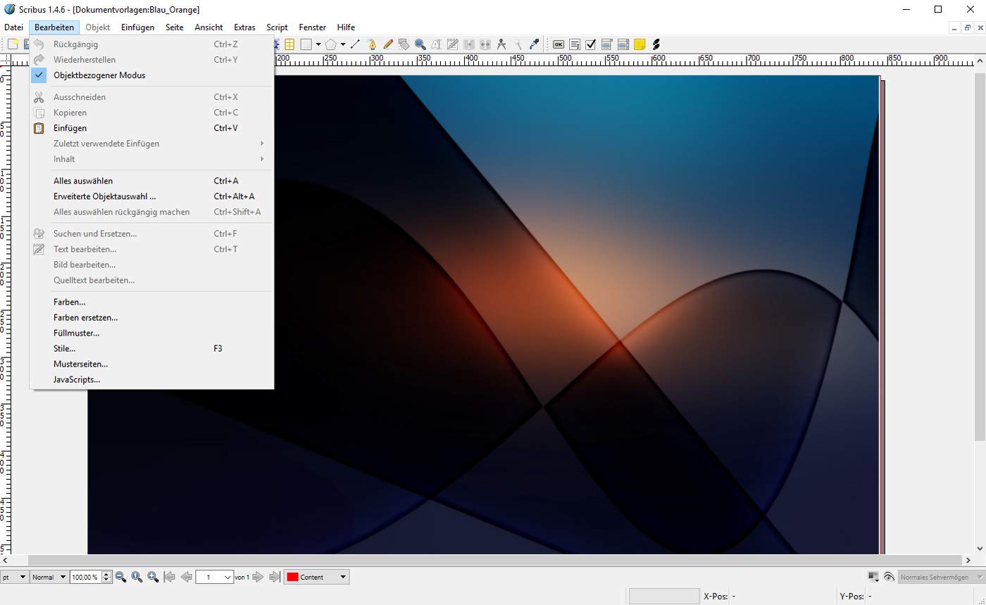 Scribus Desktop-Publishing