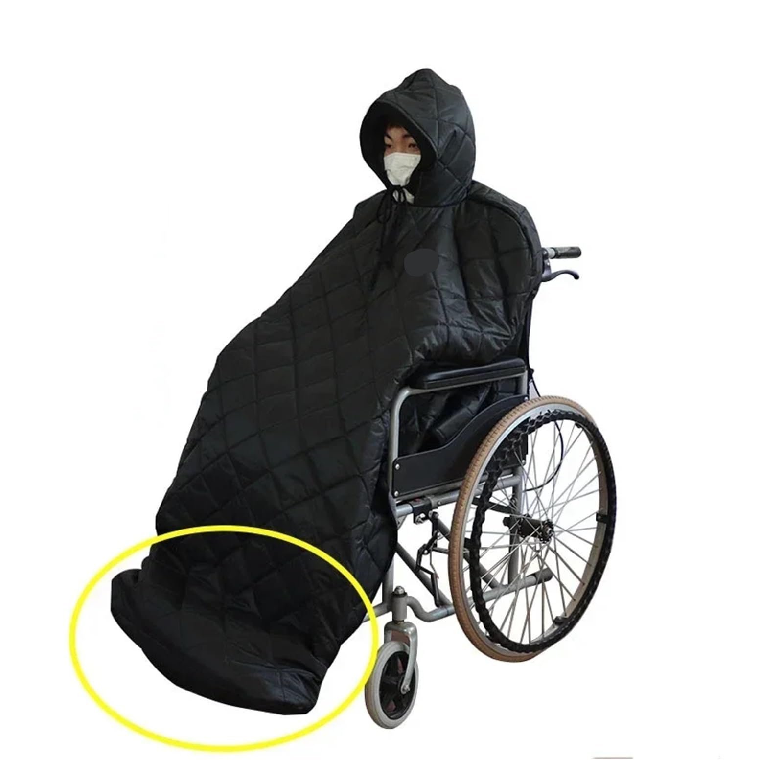CojíN para Silla De Ruedas De Invierno Manta Gruesa de Invierno for Silla de Ruedas for Ancianos, Ideal for Exteriores Manta Silla De Ruedas(Height Above 175cm)