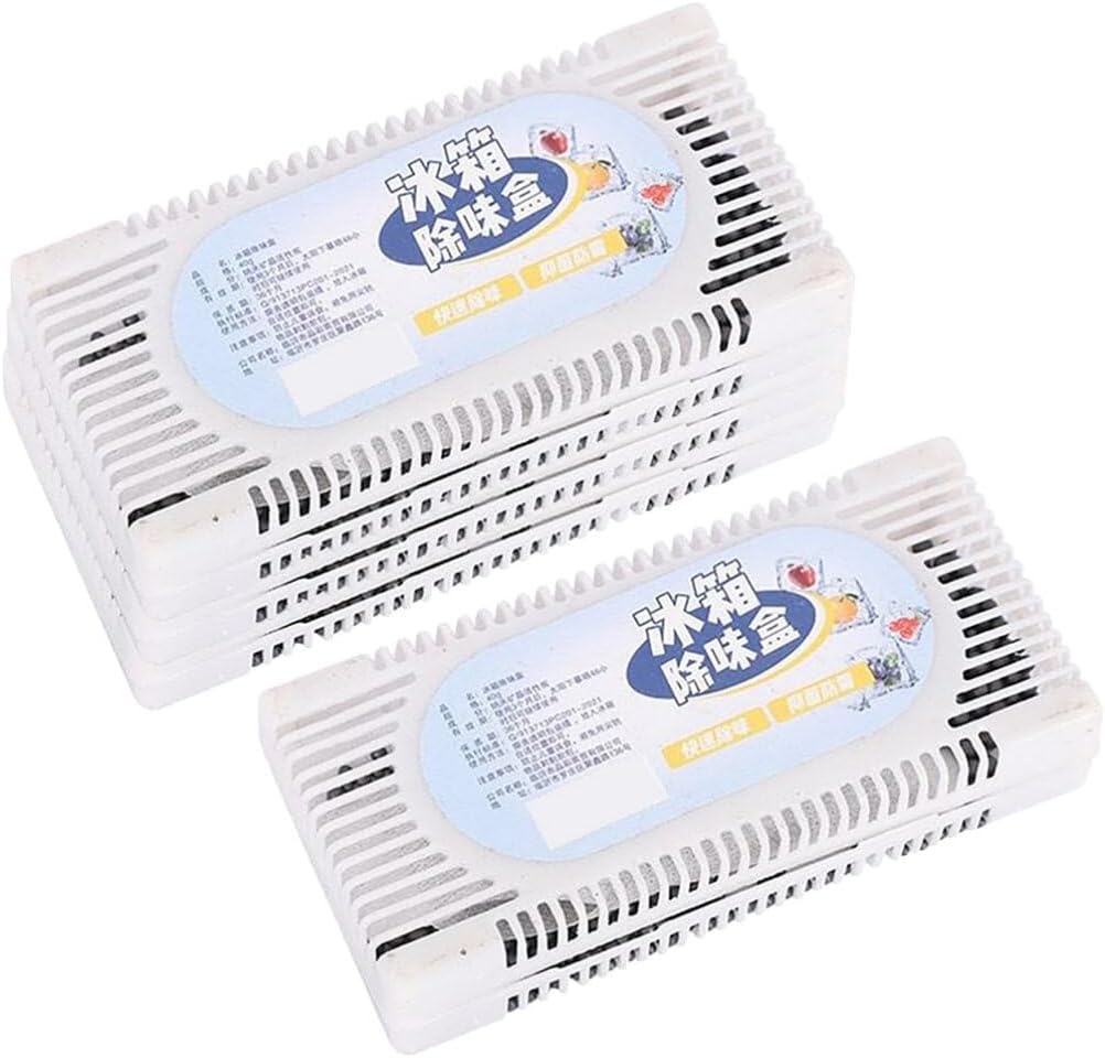 Lurrose Freezer Deodorizer 4pcs Unscented Activated Charcoal Refrigerator Deodorizer Fridge Odor