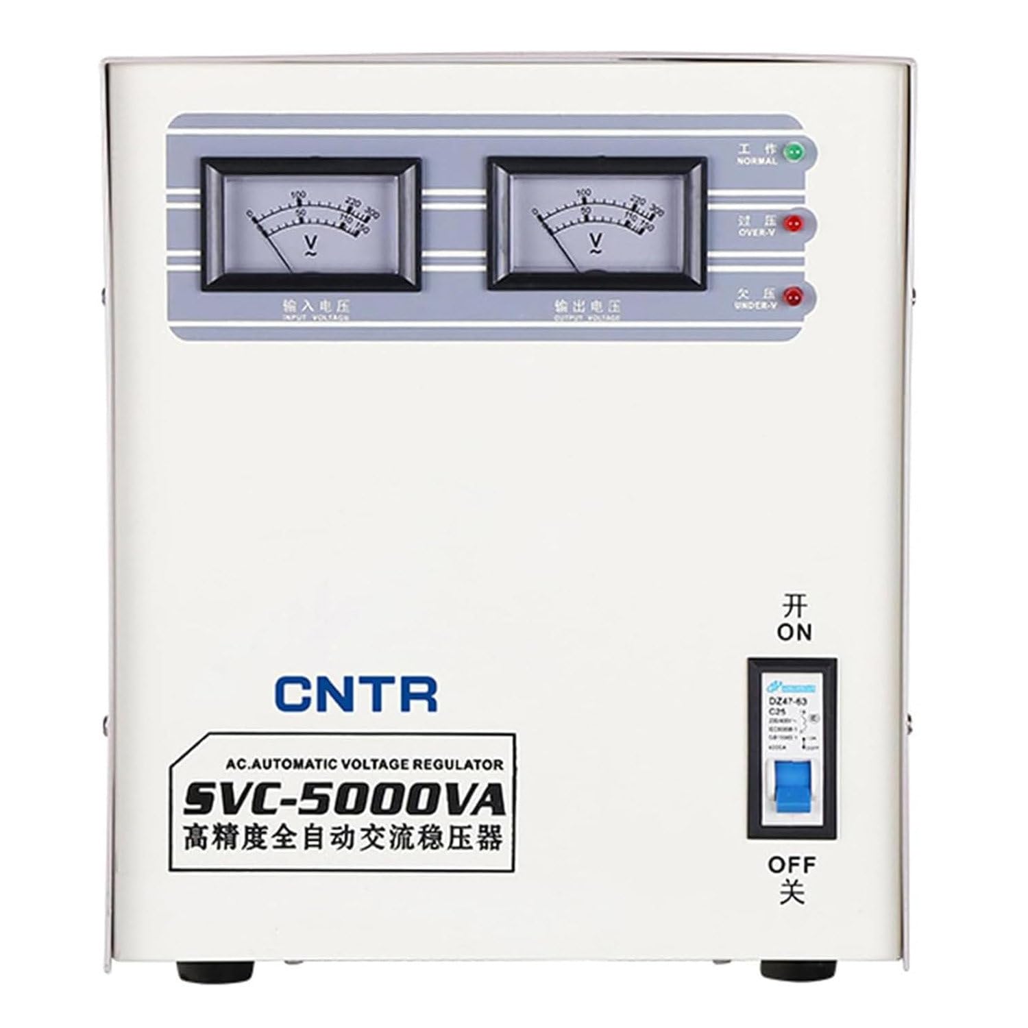 Estabilizador Automático de Tensión, Estabilizador de Corriente Monofásico 220V Protección contra Sobretensión, Regulador de Potencia Inestable Electrodomésticos,5000W