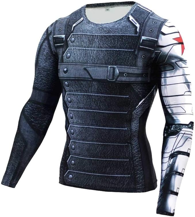 Winter Soldier Workout Shirt Mens 