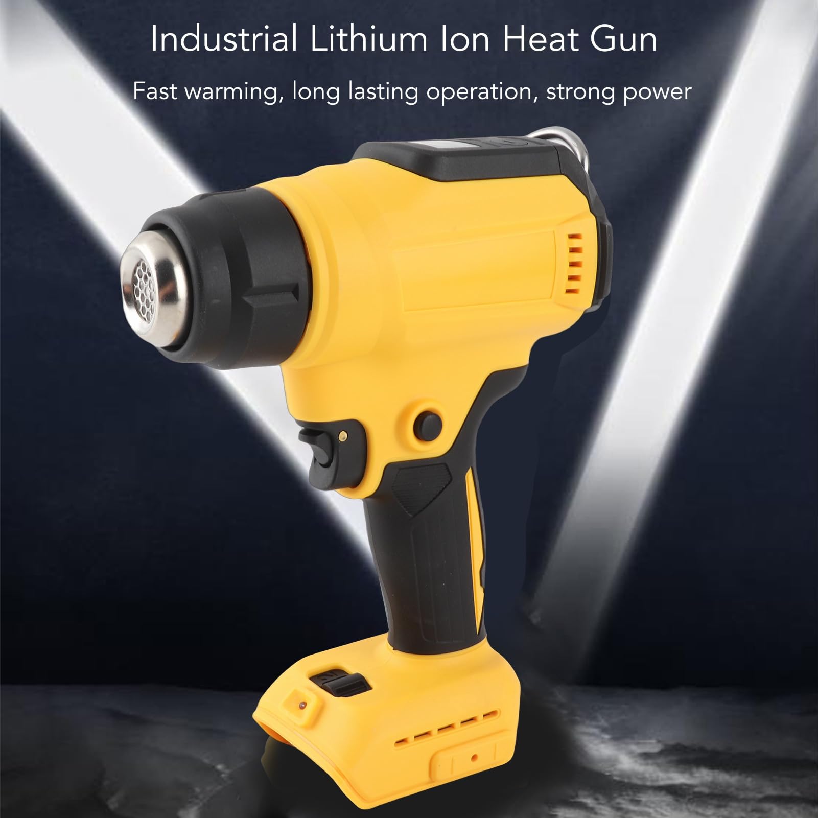 Pistola Ad Aria Calda Portatile con Display LED, 300 W, 3 Ugelli, Tecnologia di Focalizzazione Termica Beehive, per Uso Professionale