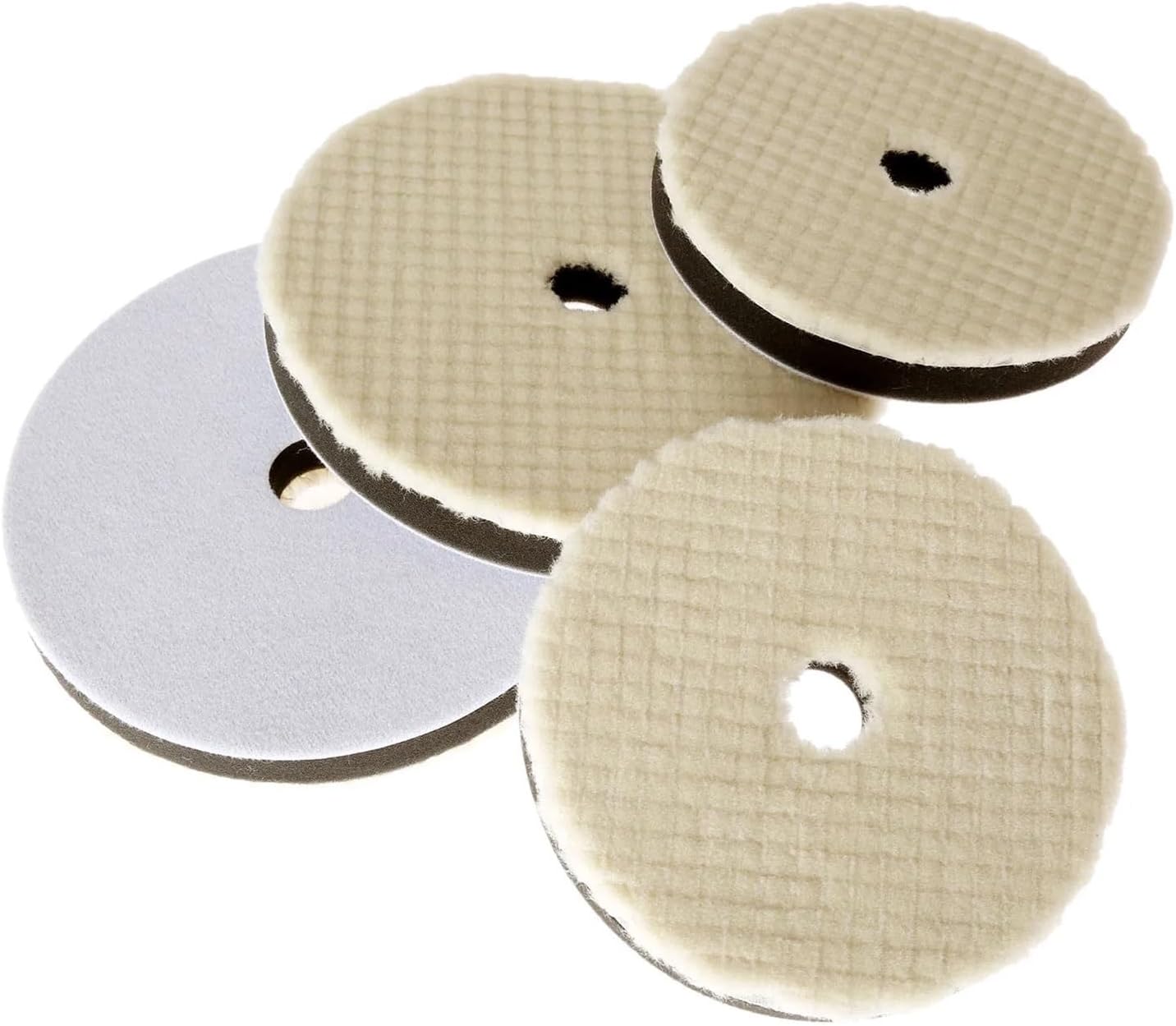Buffing Wheel 2Pcs 6/7 Inch Wool Polishing Pad for Car Polisher Waxing Buffing Grinding Polishing Wheel Disc for Care Cleaning 150/180mm(7 Inch)