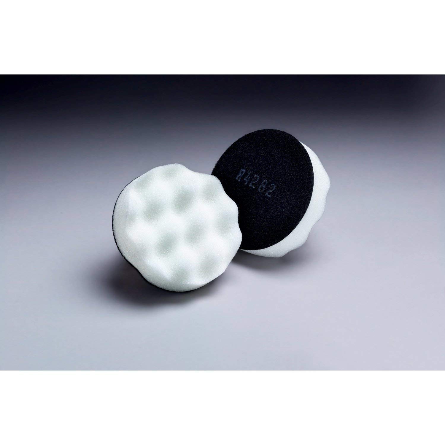 3M Finesse-It Buffing Pad - White Foam Buffing Pad for Finesse-It Compound - Hook-and-Loop Attachment - Paint Shop Pad - 3' - 1963