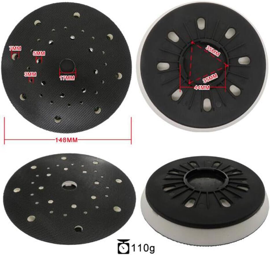 6 Inch Polishing Disc Backing Pad Sanding Pad Fit for Festool ROTEX RO 150 FEQ-Plus
