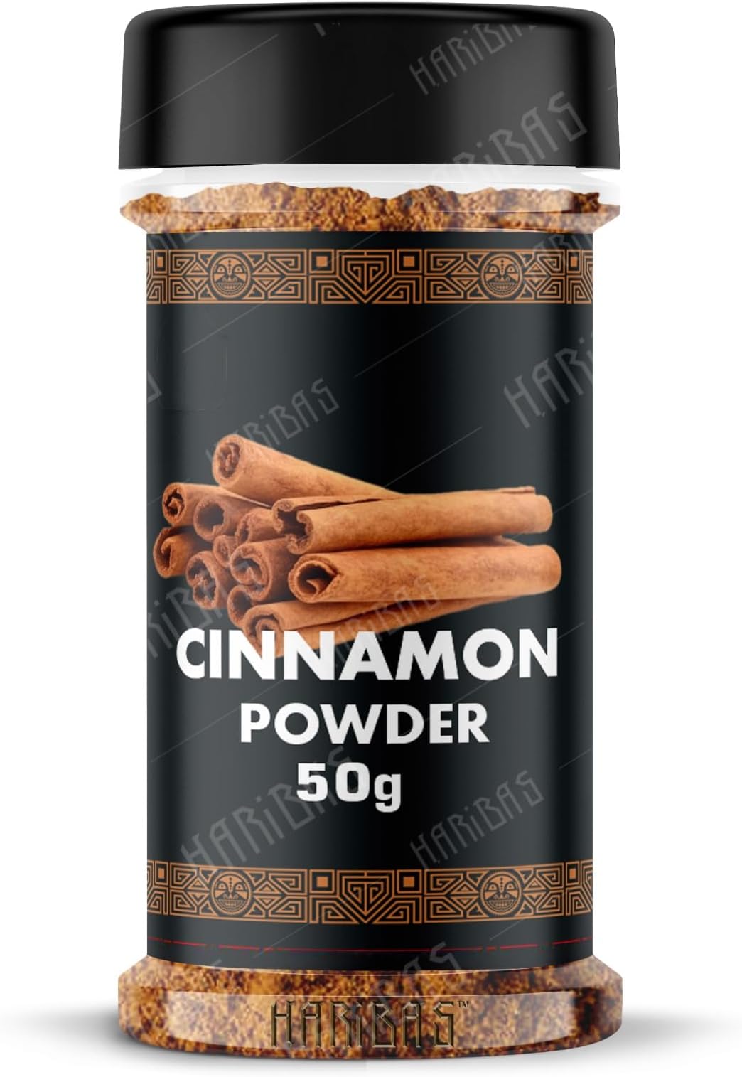HARIBAS 100% Organic & Premium Cinnamon Powder 50gm, (Cassia Cinnamon/Dalchini Powder) Flavorful for Cooking, Natural Immunity Booster, Good for Weight Loss