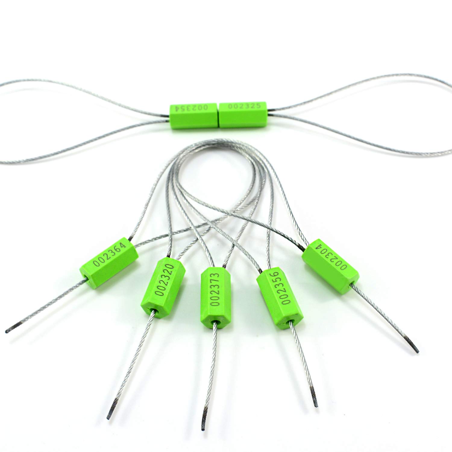 Bridas para cables, Bridas reutilizables con autocierre, ajustables y numeradas, multicolor, en varios tamaños(Grün,50)