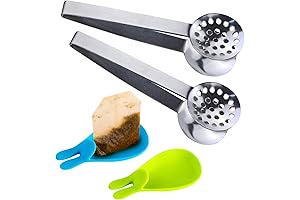 SNAIL GARDEN Tea Bag Squeezer Tongs with Silicone Bunny Teabag Holders and Rests Set