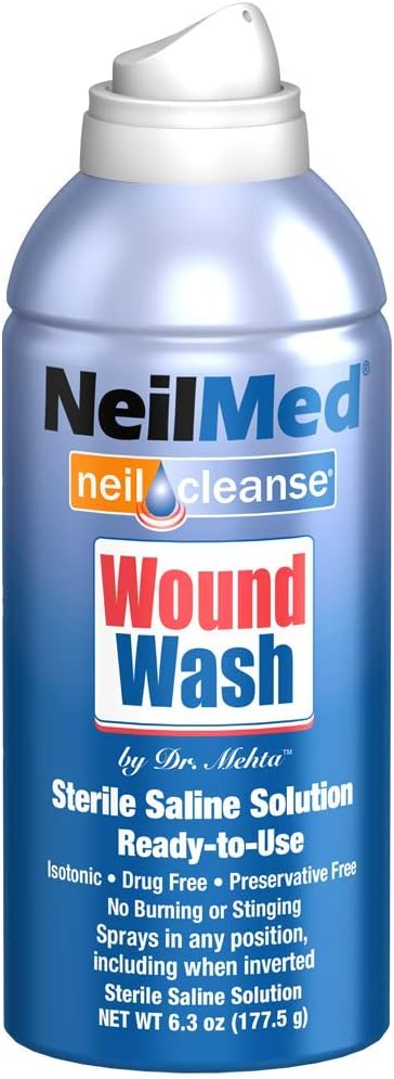 Neilmed Pharmaceuticals - Neilcleanse Wound Wash Ready-To-Use Sterile Saline