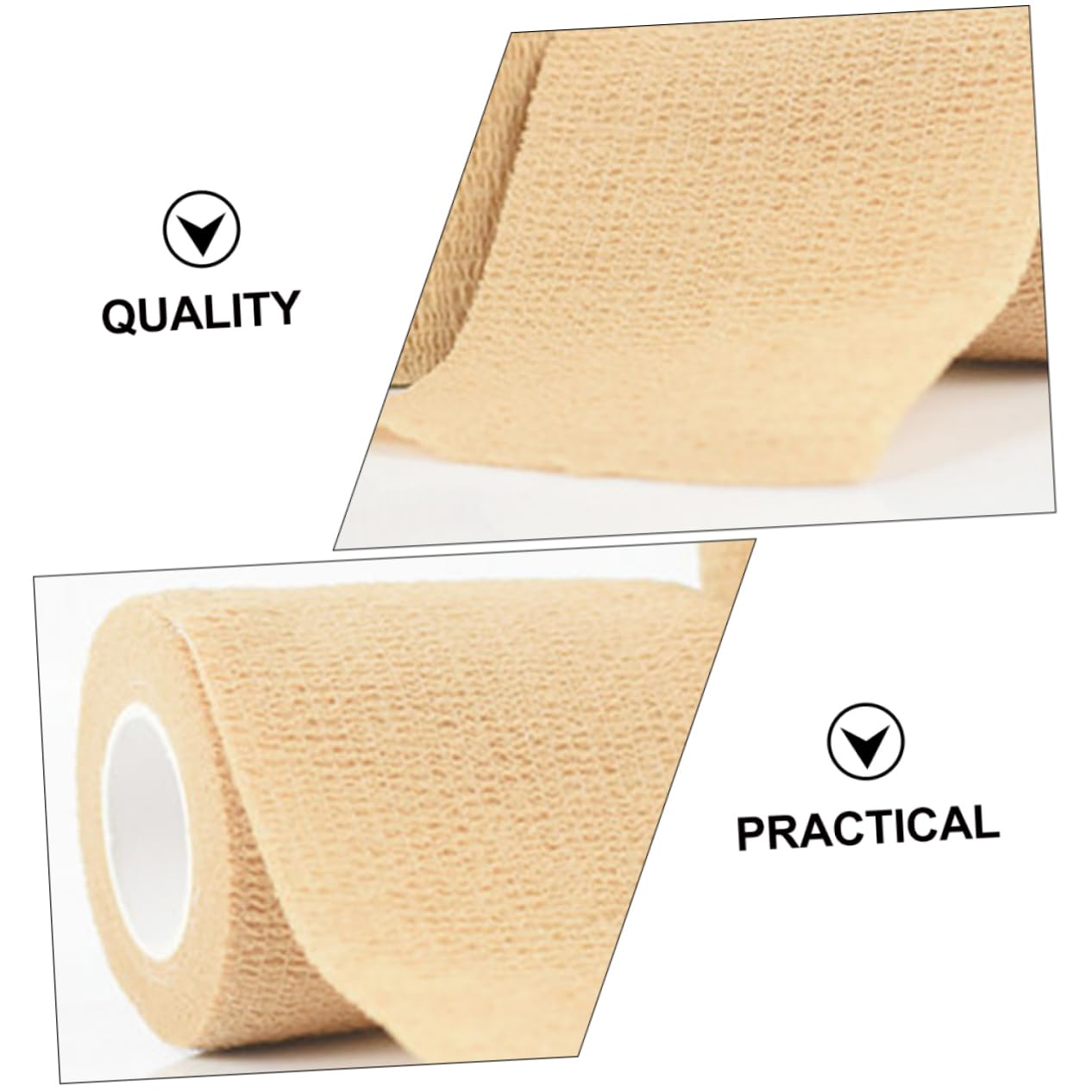 HAPINARY Self Elastic Rolls Large Protective Sports Compression Tape Comfortable Touch for Care