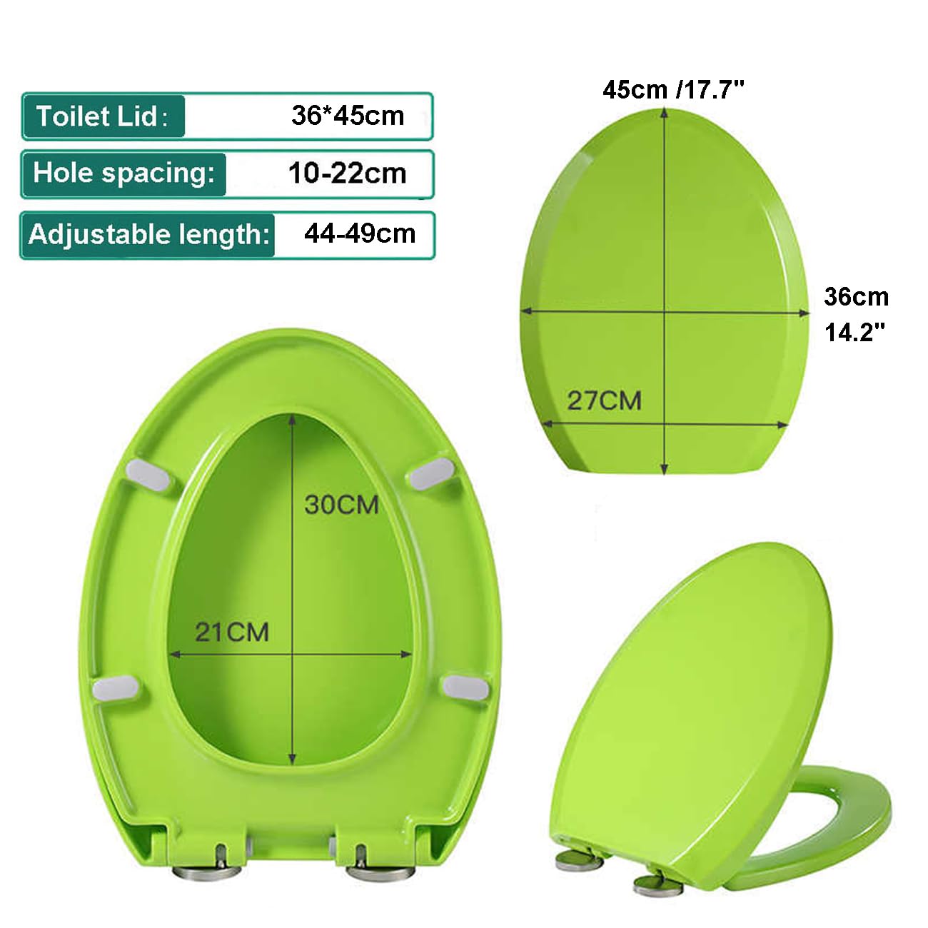 deska sedesowa, Plastikowa(Green)