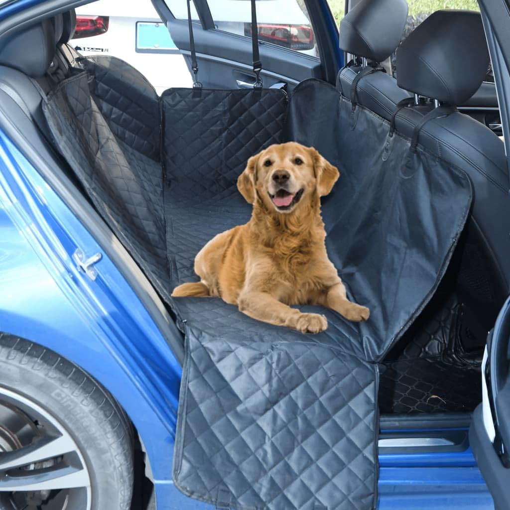 Funda para asiento de coche para perros, protector de asiento trasero universal antideslizante y antiarañazos, hamaca para mascotas de tela Oxford 600D, 137x46x50 cm, 4 capas, para perros medianos y g