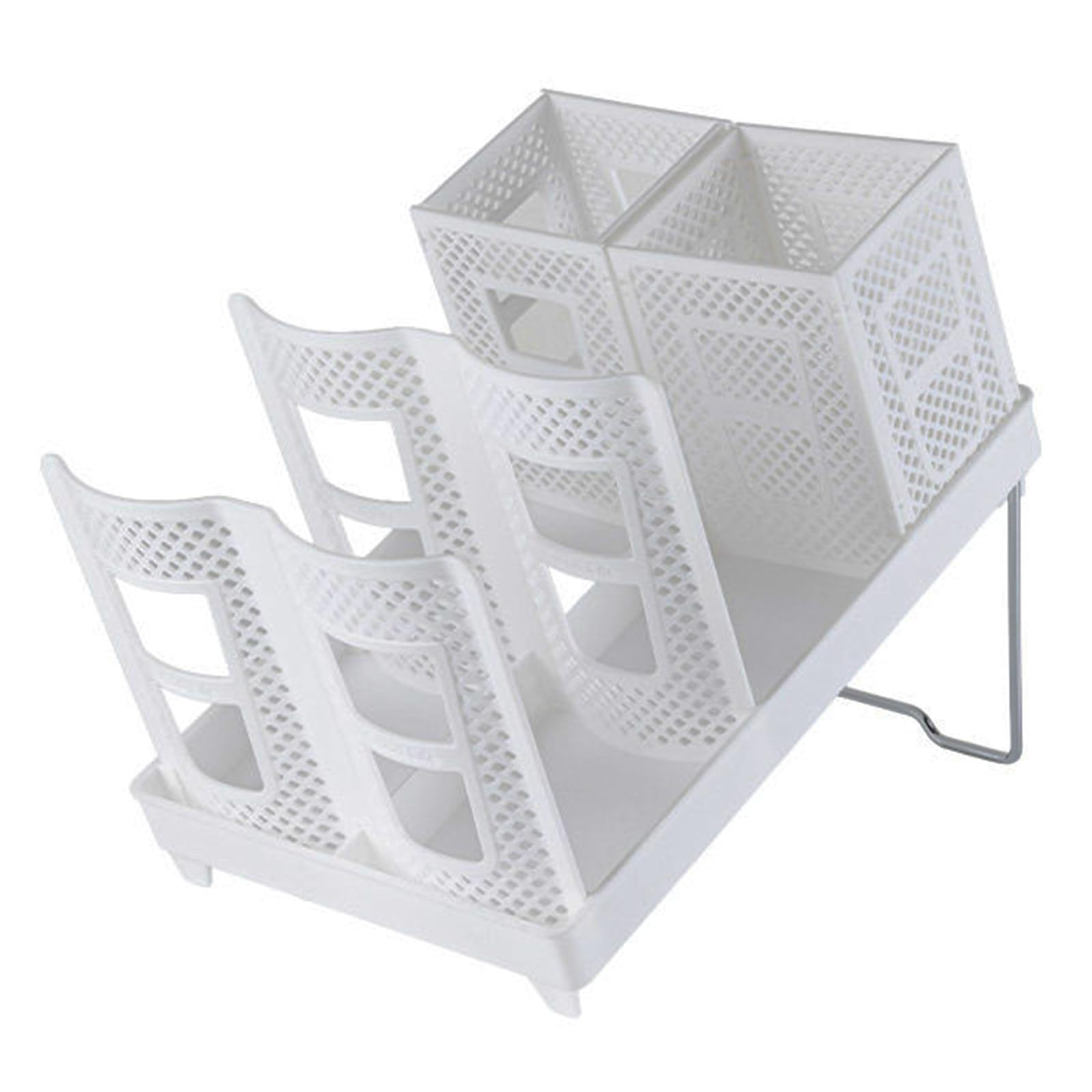 ZEPFJHE Stackable Coffee Accessories Holder for Kitchen Countertops Space Saving Drinkware Display Stand Multifunctional Coffee Cup Holder